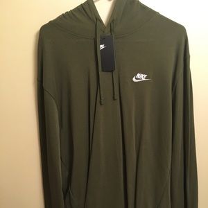 Brand New Nike Olive Hoodie